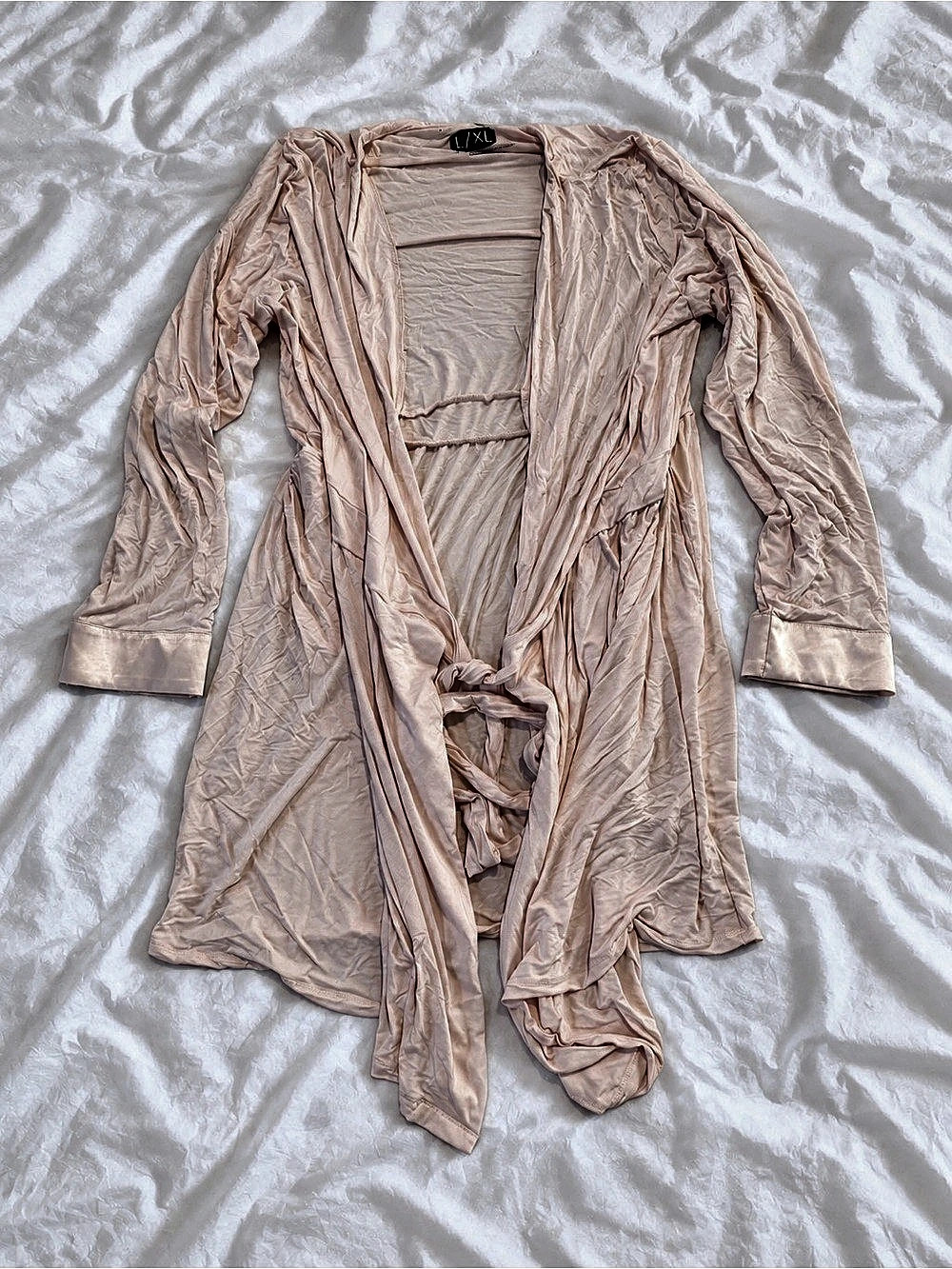 Faceplant Dreams Bamboo Kimono Robe Pink XL